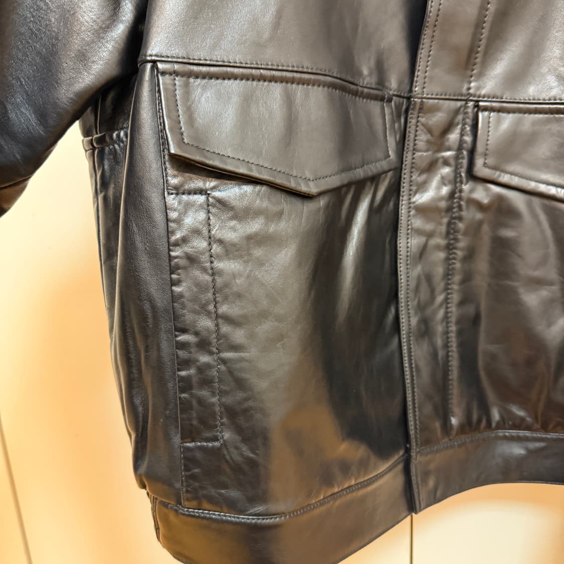 레더 블루종 자켓 상품이미지7