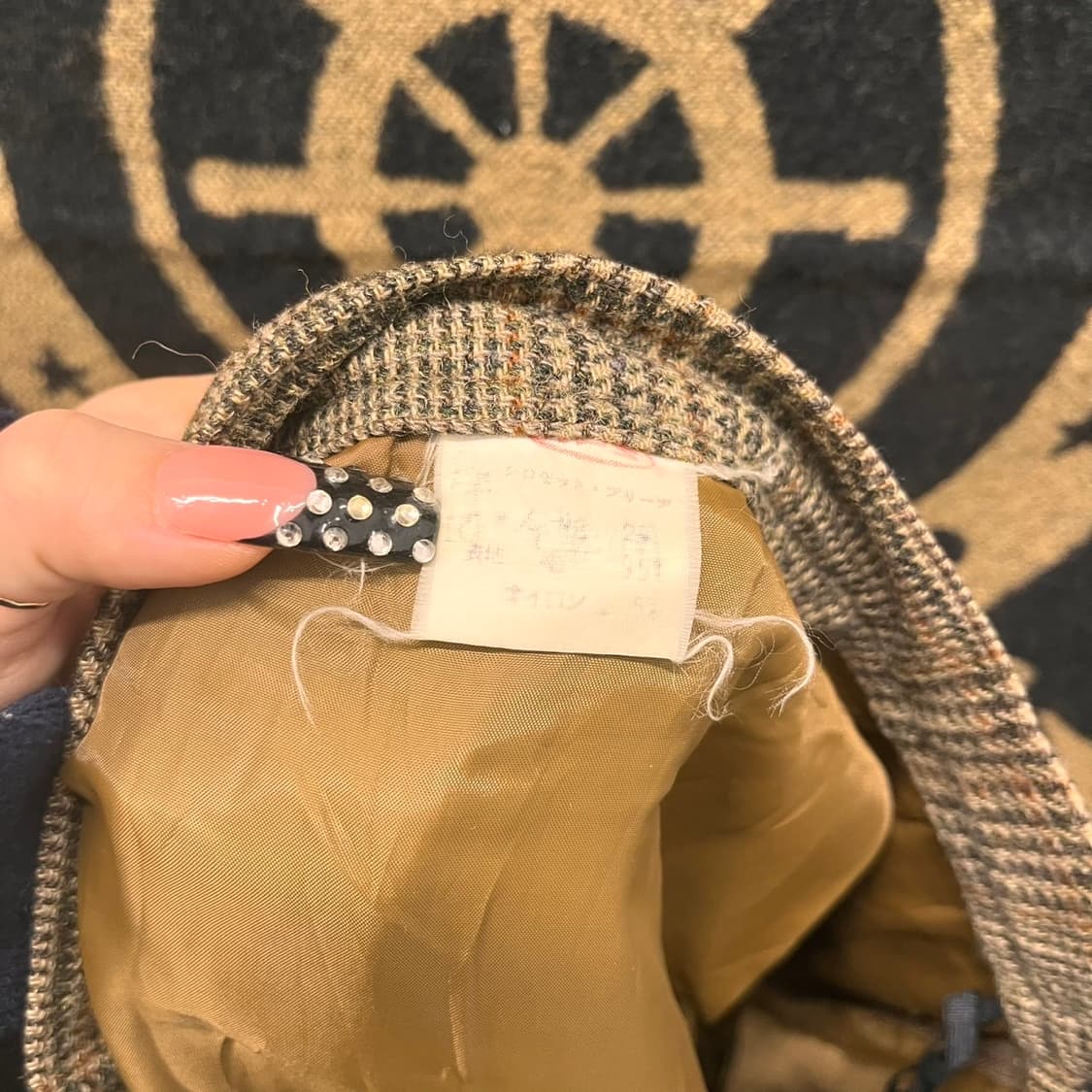 빈티지 코지 모리걸 하이틴 타탄체크 플리츠 롱스커트 K0021 상품이미지5