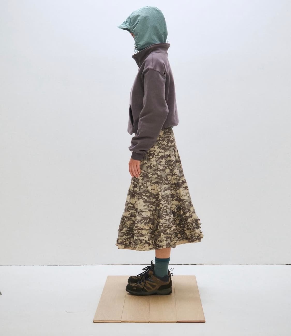 플리즈프로젝트 카모 스커트 상품이미지1