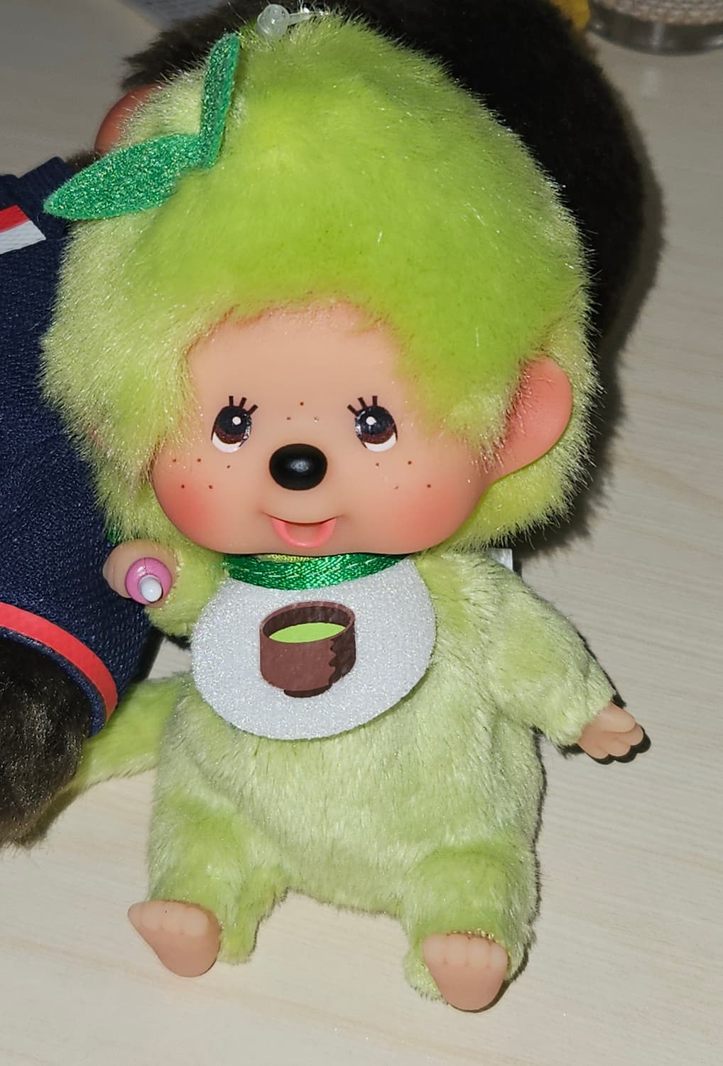 몬치치 인형 키링 2개 일괄(파리 몬치치+녹차 몬치치) 상품이미지5