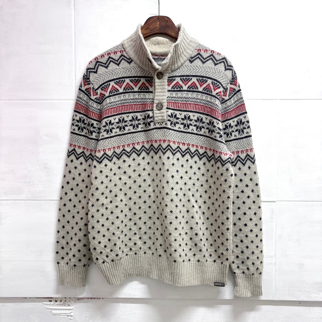 Eddie Bauer 에디바우어 노르딕 눈꽃 니트 스웨터 상품이미지1