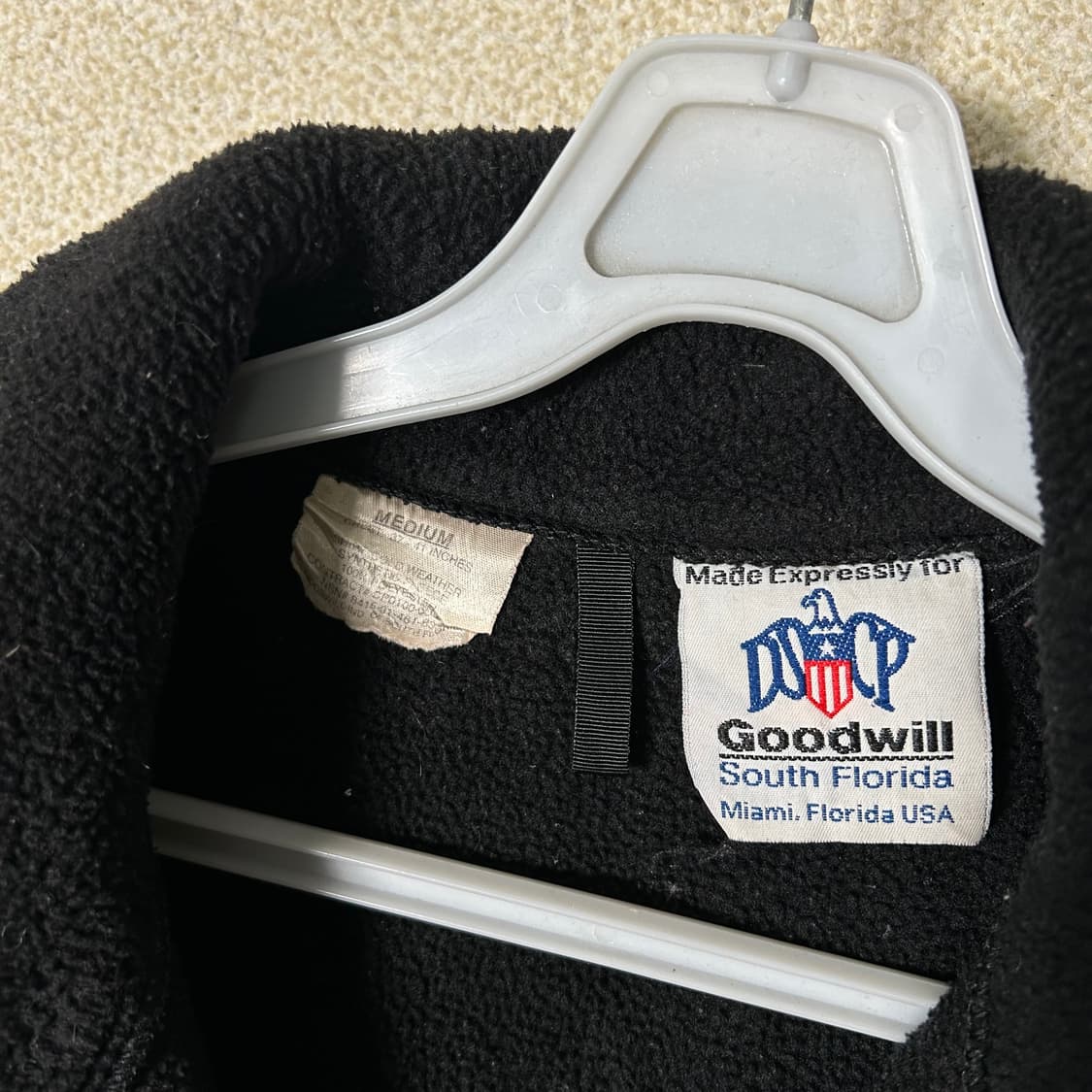 (M) DSCP 미 육군 오리지널 플리스 집업 자켓 상품이미지6