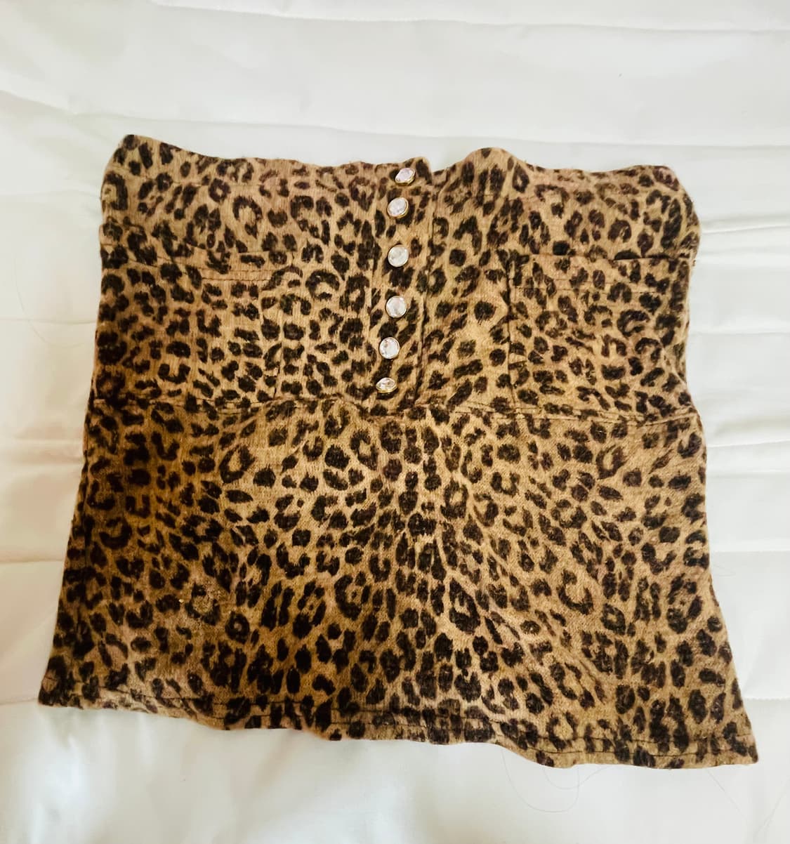 갸루 레오파드 탑 pretty soul 상품이미지1