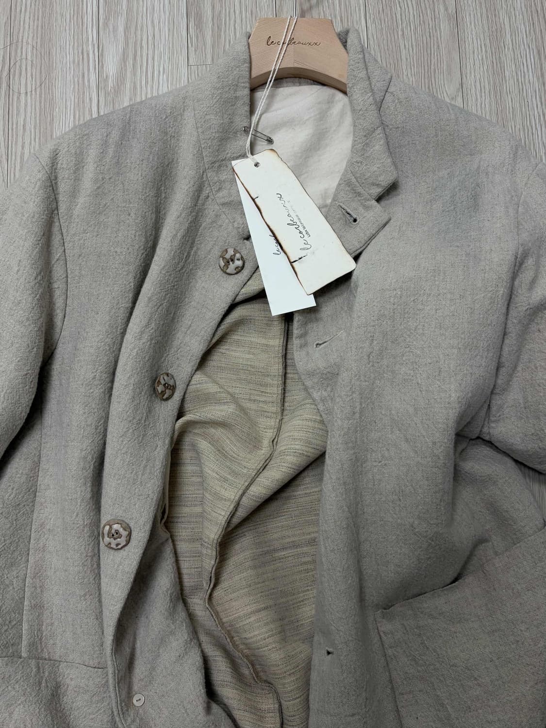 lcbx 아뜰리에 코트 네츄럴 상품이미지4