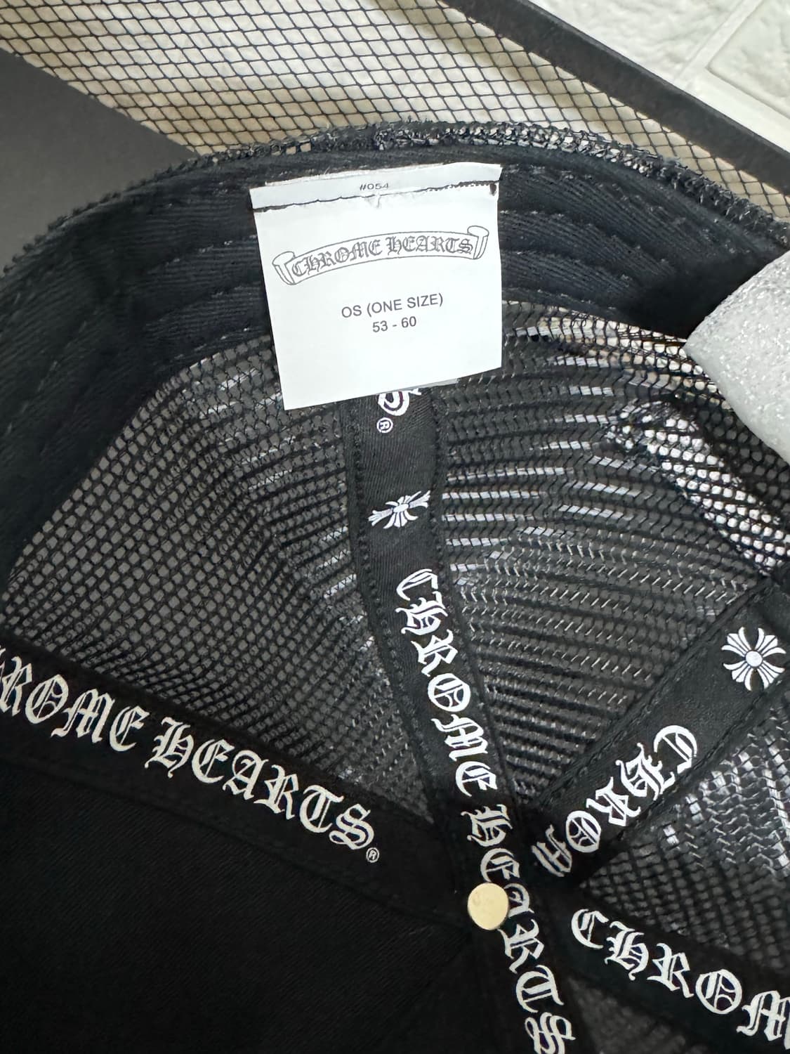 [OS] 크롬하츠 킹 타코 메쉬 트러커 햇 블랙 상품이미지3