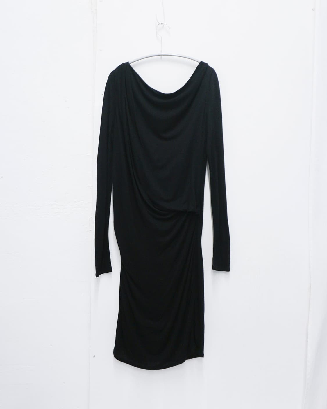 HELMUT LANG draped backless jersey dress 상품이미지4