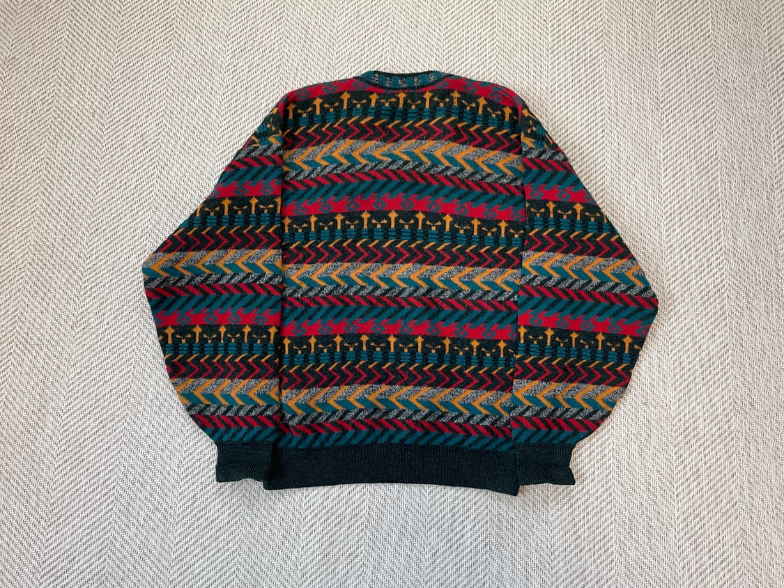 CORSINI 이태리 아트 패턴 니트 쿠지 googi J03571 상품이미지6