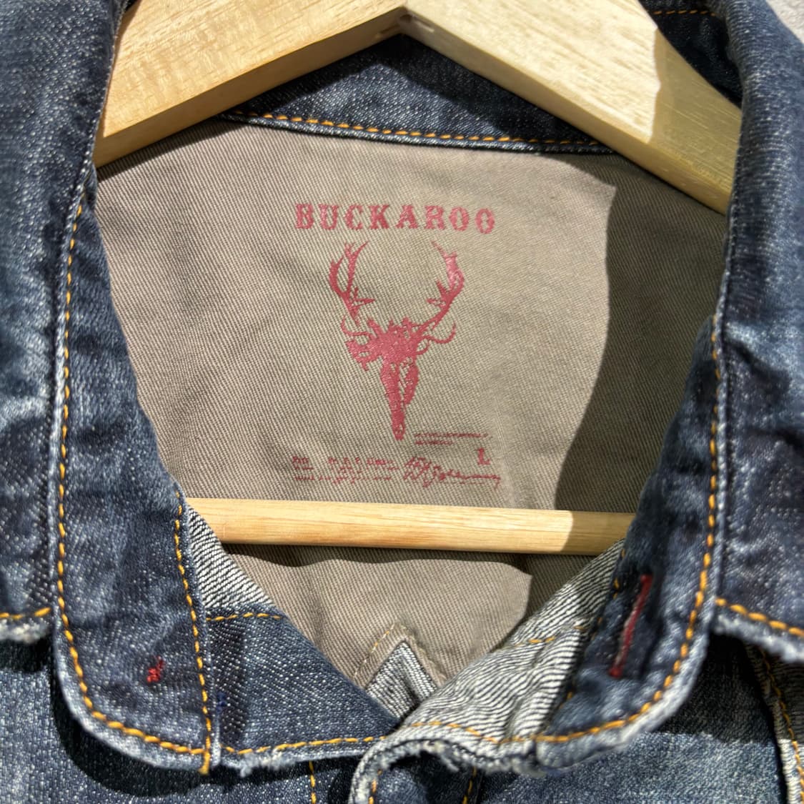 버커루 데미지 디테일 데님셔츠 상품이미지5