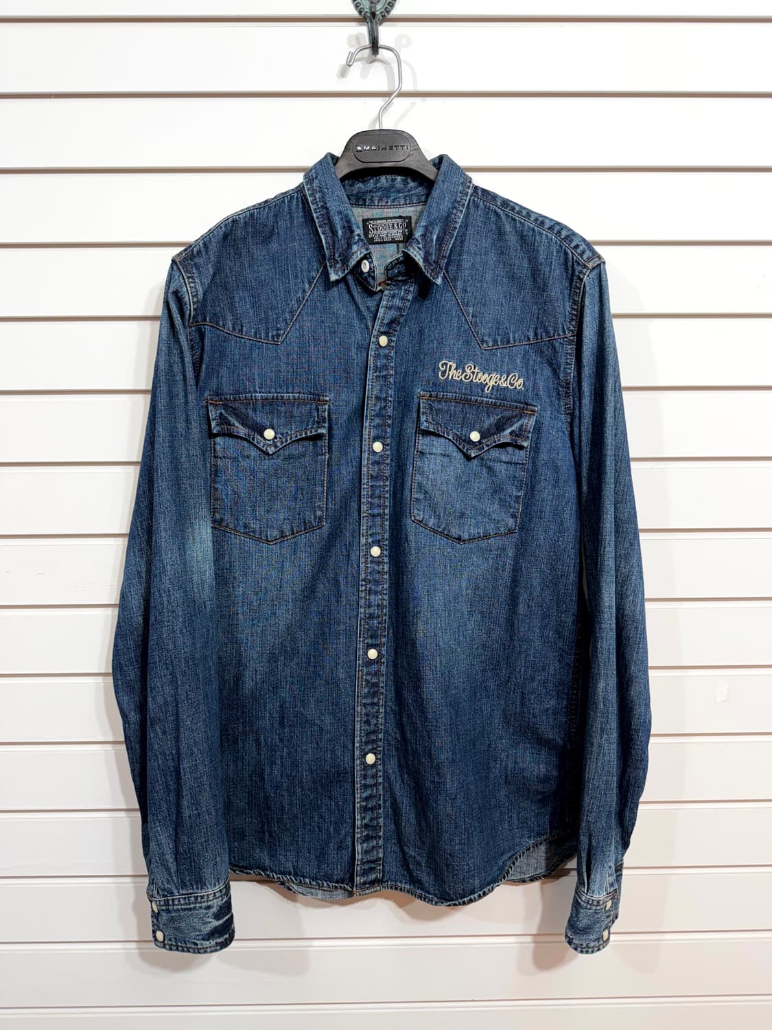 STOOGEE & CO 데님 스냅 셔츠 상품이미지2