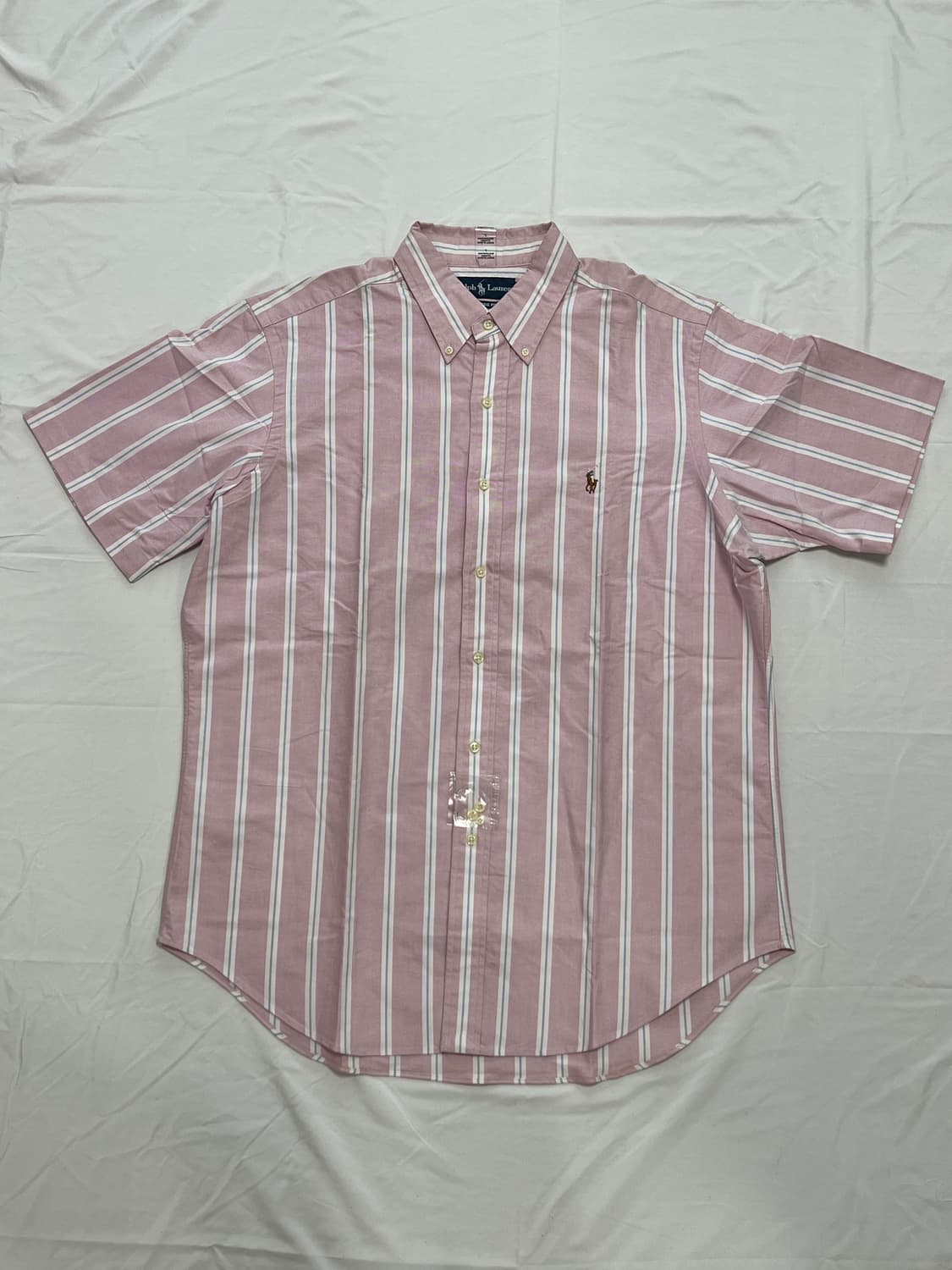 폴로 랄프로렌 클래식 버튼 다운 반팔 셔츠 L 상품이미지1