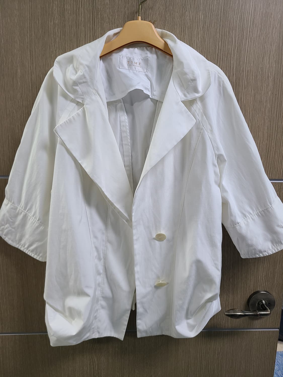 타임 화이트 7부 소매 자켓 상품이미지1