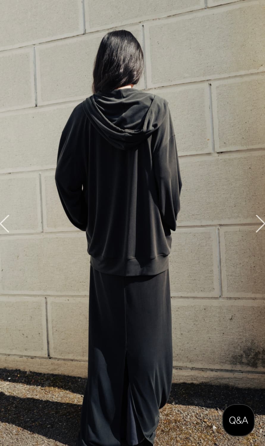 모노하 flowy jersey hoodie zip up 후디 집업 상품이미지1