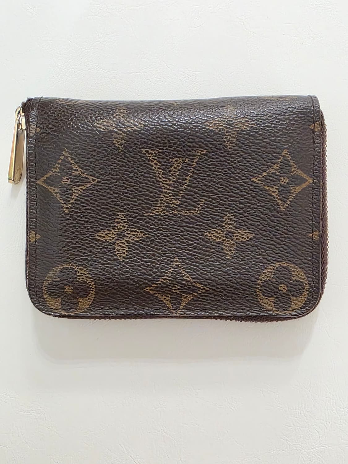 루이비통 모노그램 반지갑 브라운 지퍼 지갑 코인퍼스 상품이미지5