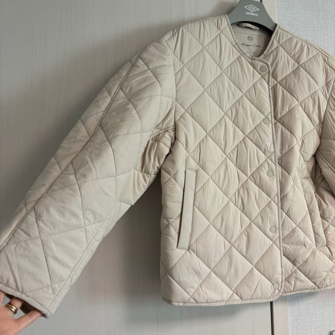 마시모두띠 경량 다이아몬드 퀄팅 패딩 상품이미지8