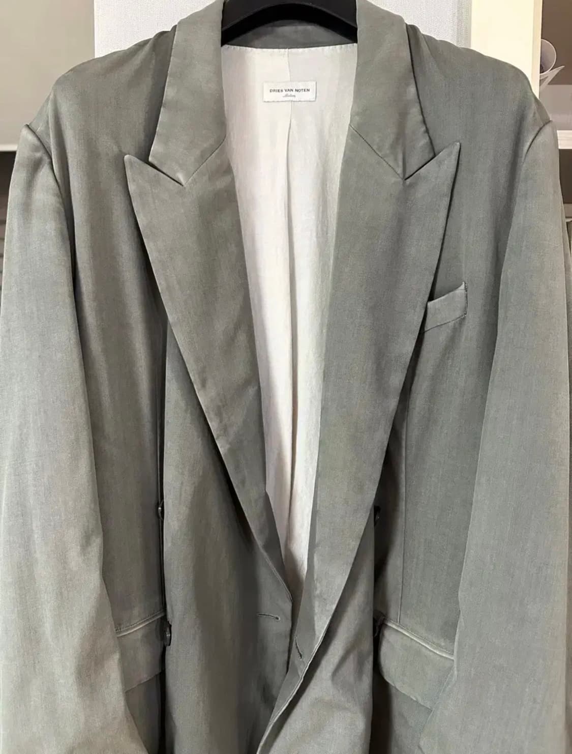 24ss 드리스 반 노튼 더블 블레이저 M 상품이미지4