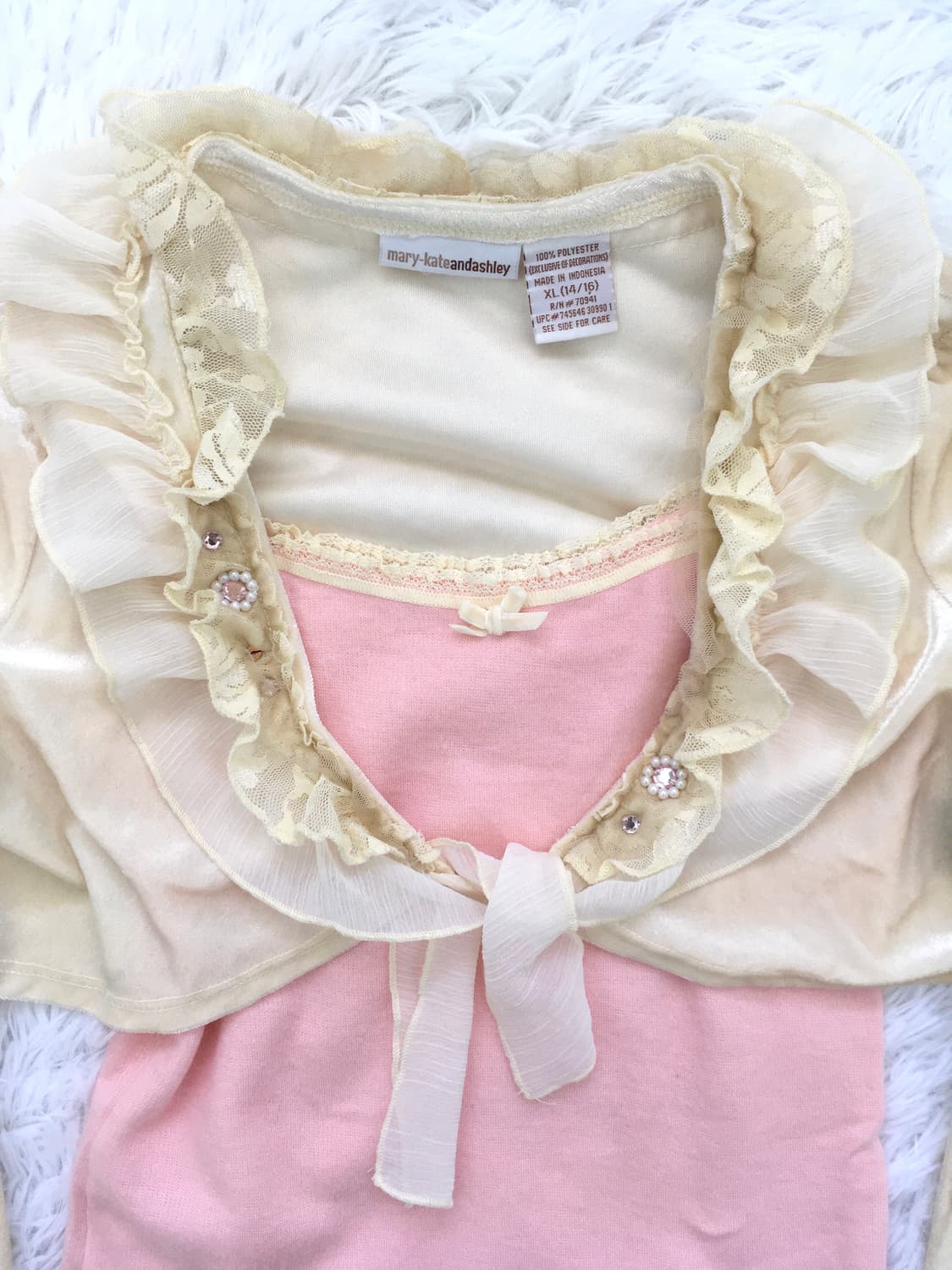 빈티지 히메 갸루 볼레로 가디건 상품이미지6