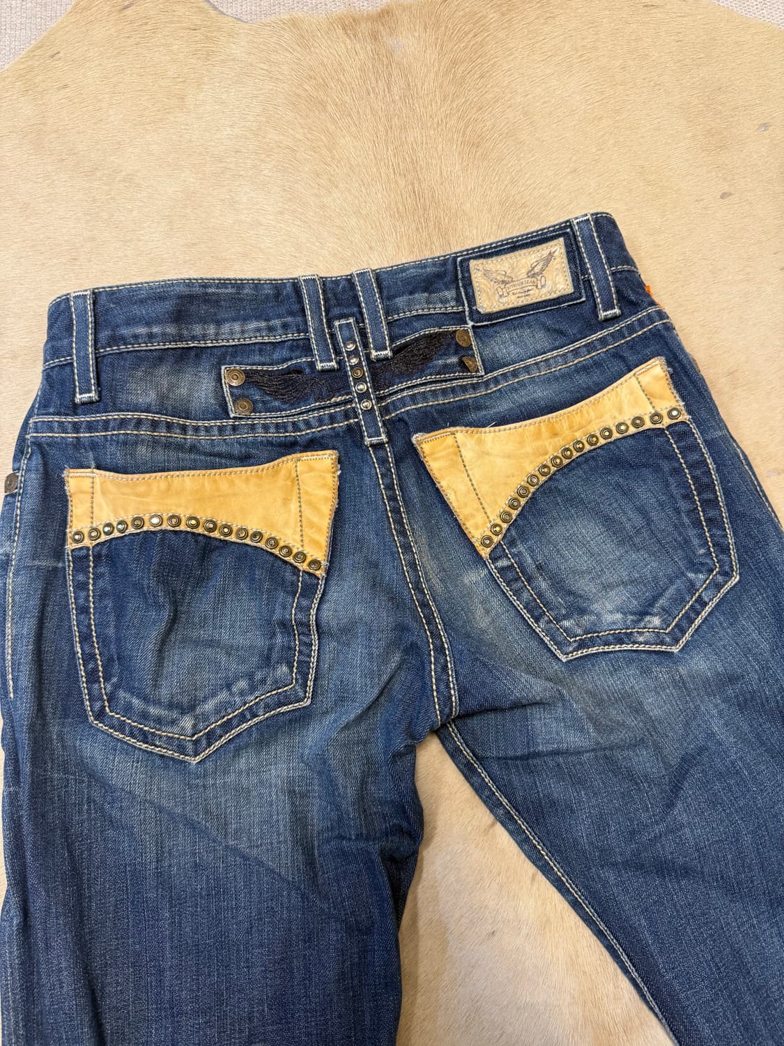 포켓디테일 데님 진 상품이미지4