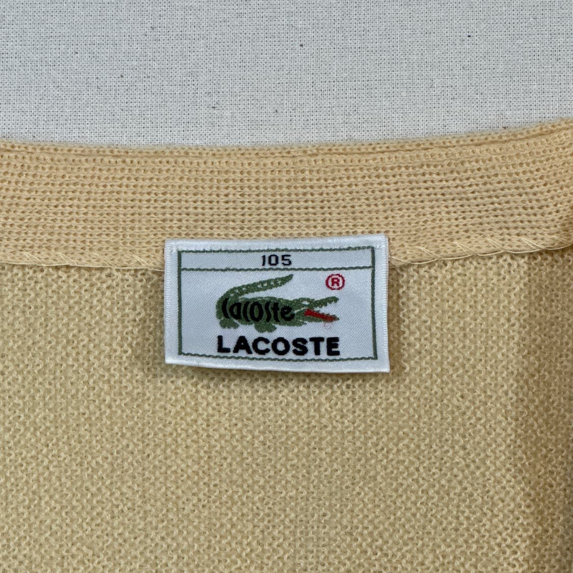 XL) 라코스테 서광 빈티지 울 가디건 상품이미지6