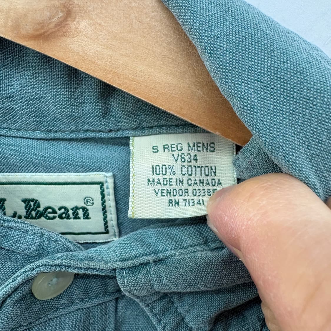 L.L.Bean 긴팔 셔츠 그린 남L 상품이미지4