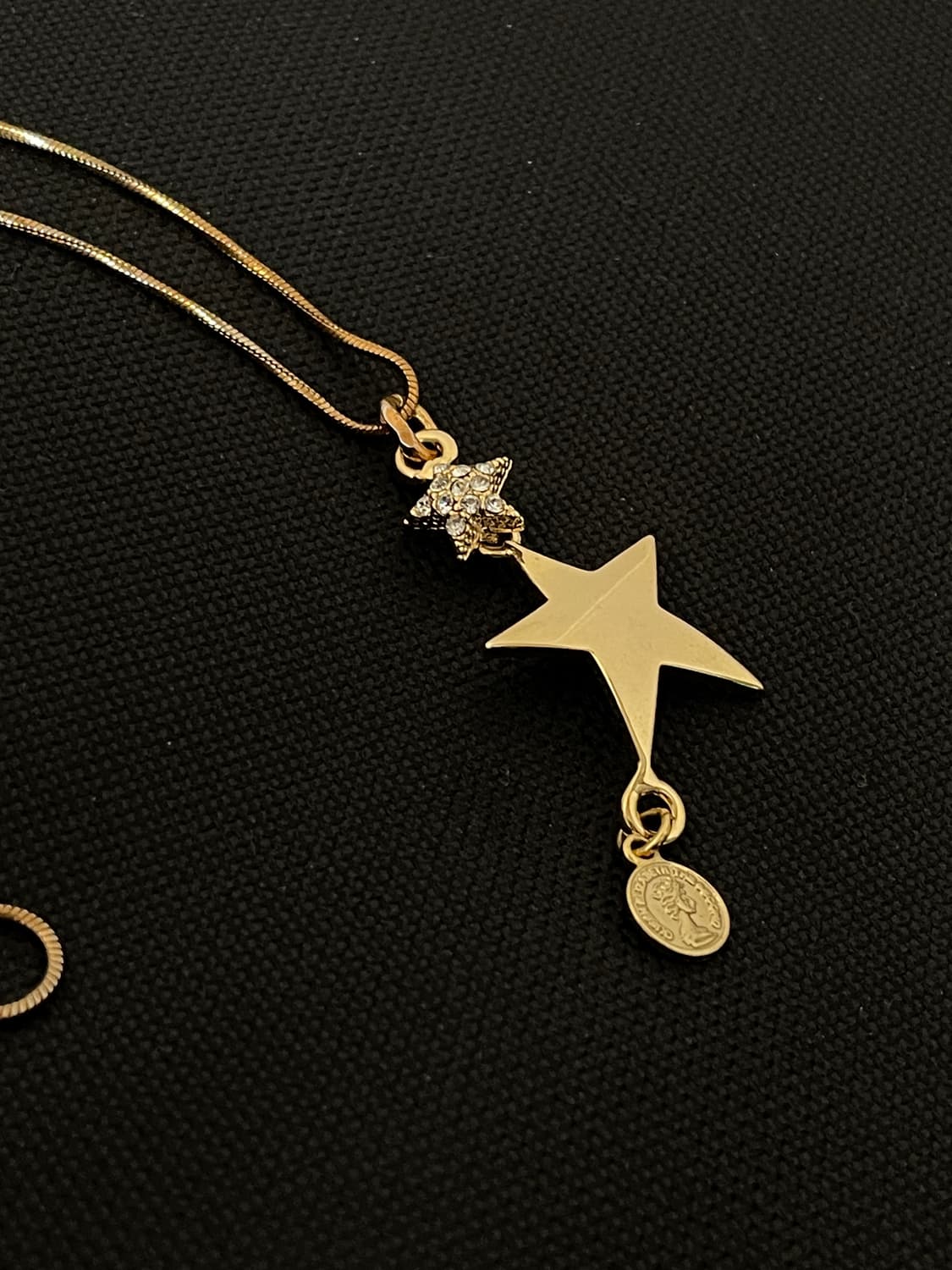 빈티지 갸루 골드 별 목걸이 상품이미지3