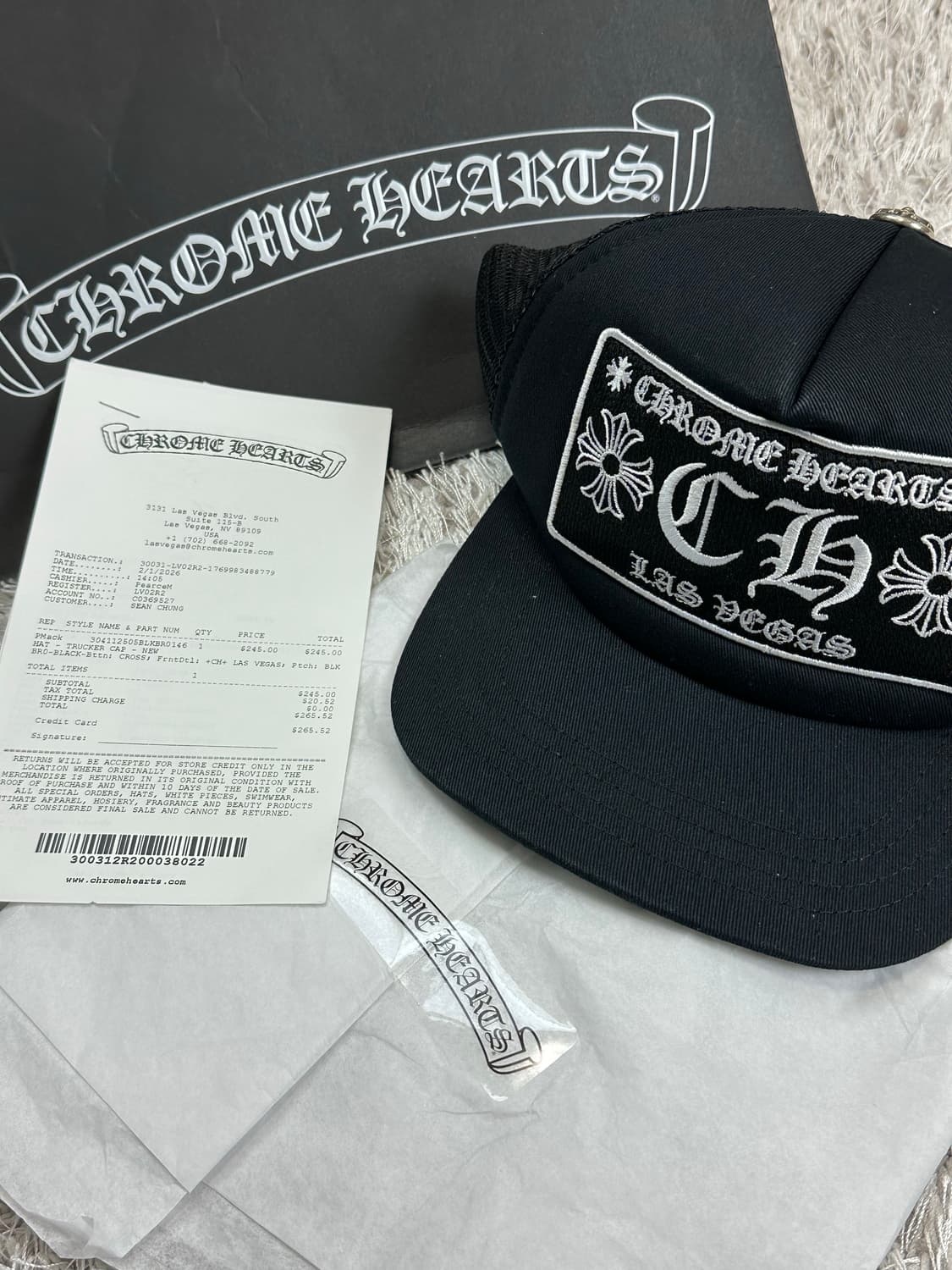 [OS] 새상품 정품 크롬하츠 라스베가스 트러커캡 상품이미지1