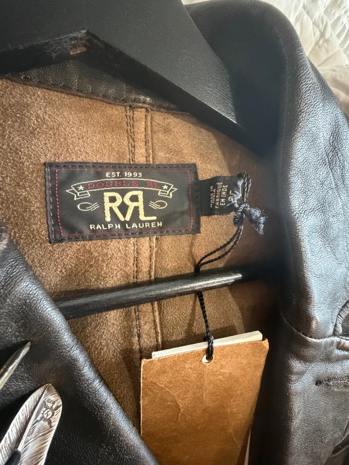 Rrl Sports Leather jacket L 상품이미지5
