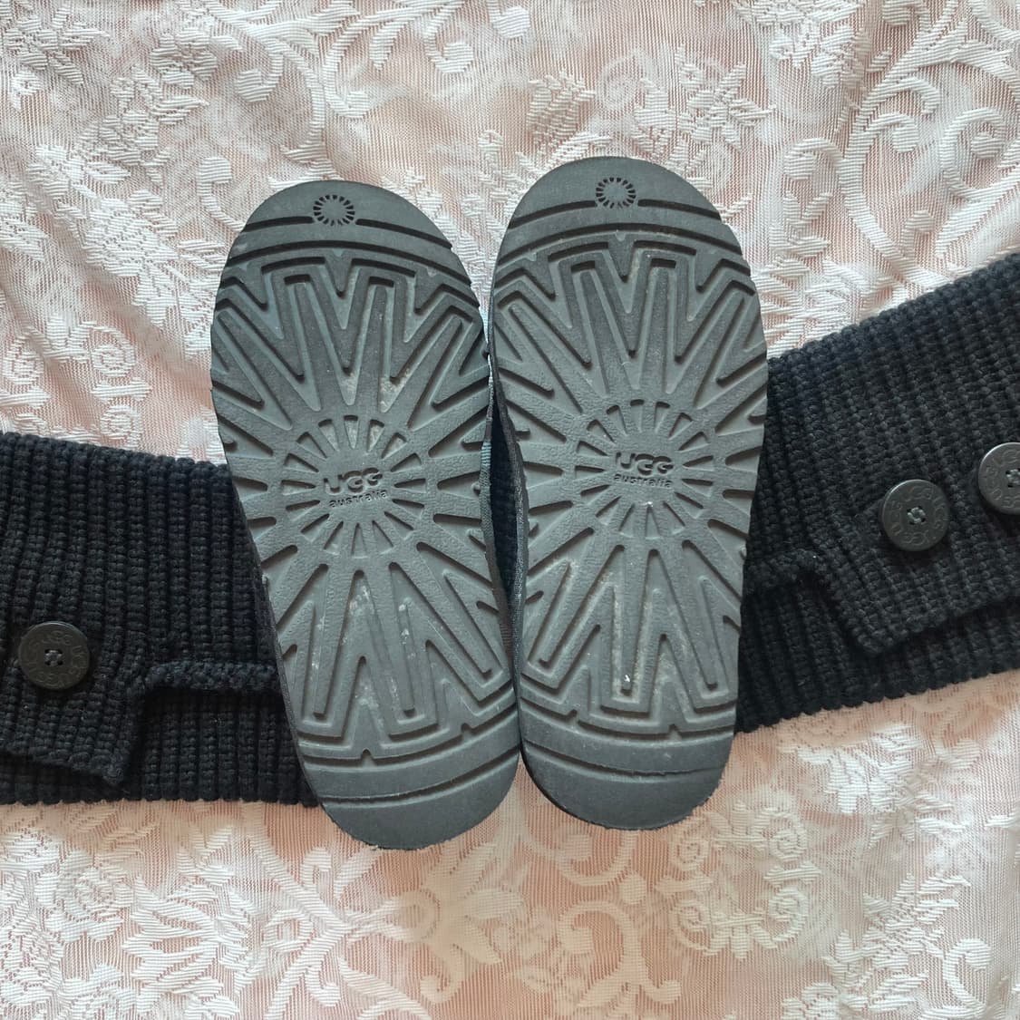 Black kint cardy boots 상품이미지5
