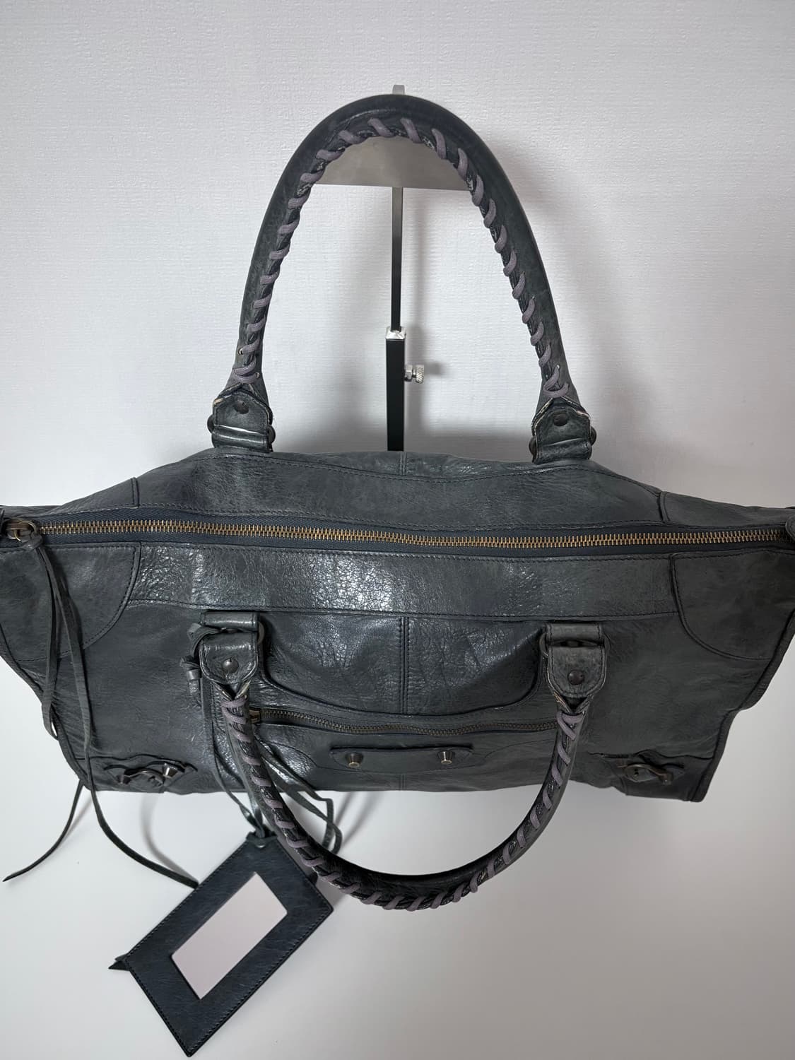 발렌시아가 워크 모터백 그레이 상품이미지2