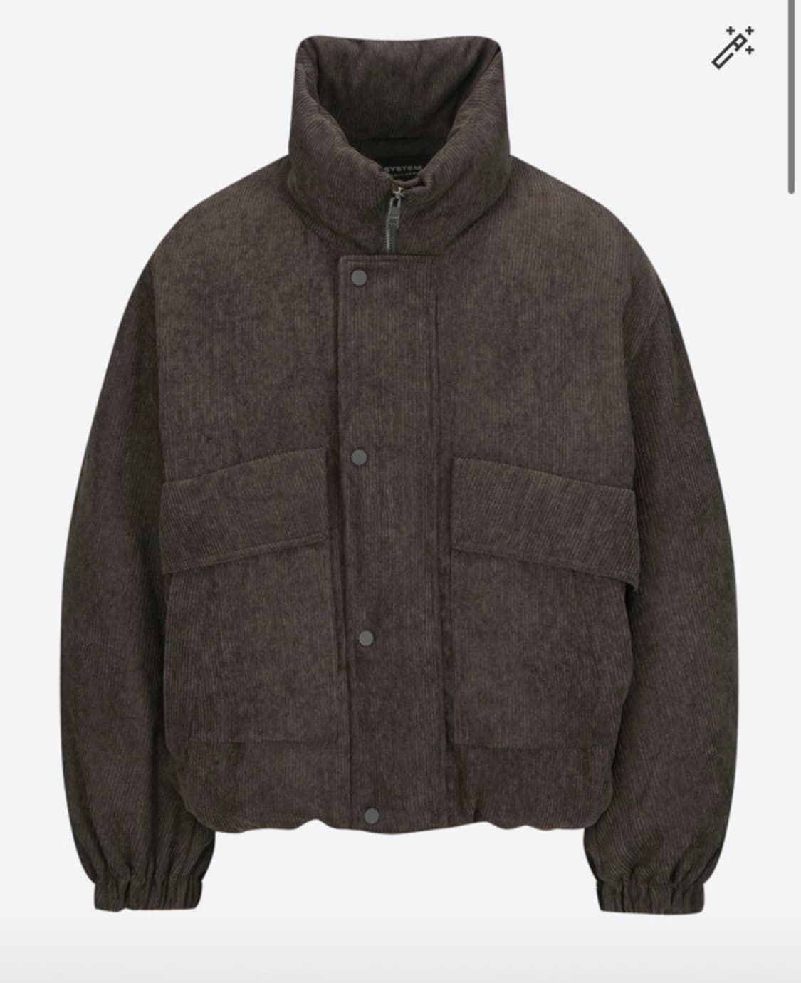 시스템옴므 코듀로이 구스다운 95 상품이미지1