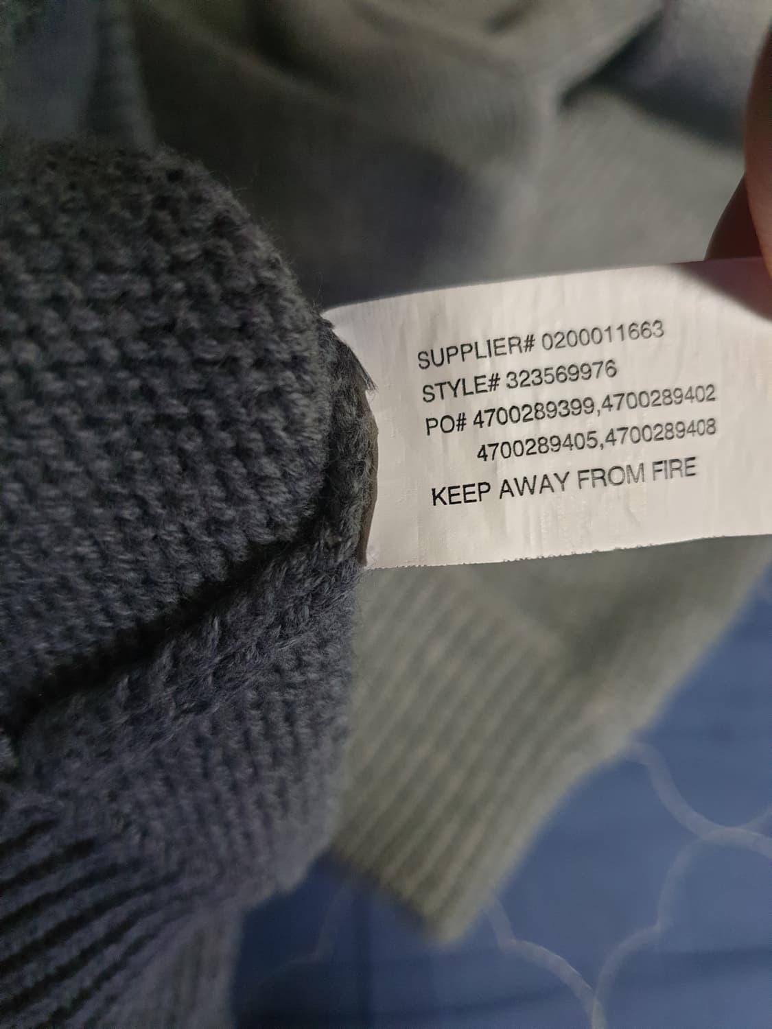 (빈티지) 폴로랄프로렌 빅포니 딱붙핏 니트집업 그레이 (S) 상품이미지9