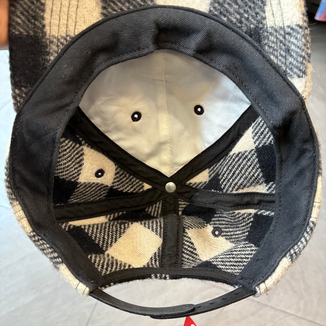 슈프림 정품 울 체크 버팔로 플래드 캡 상품이미지5