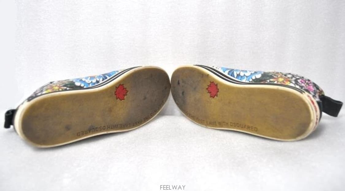 디스퀘어드/남성컨버스꽃무늬스니커즈(사이즈265) 상품이미지6