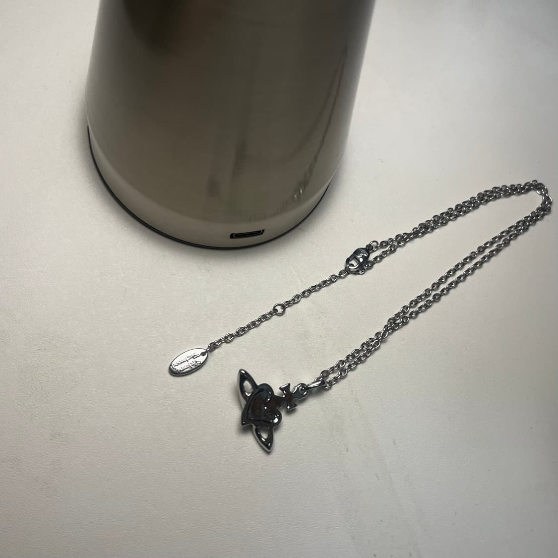 비비안웨스트우드 디아망떼 화이트 목걸이 상품이미지7