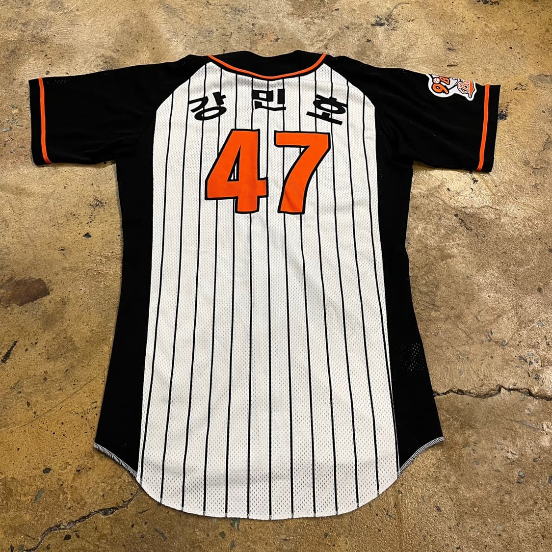 [정품/M,90] 롯데자이언츠 유니폼 47 강민호 마킹 b10 상품이미지3