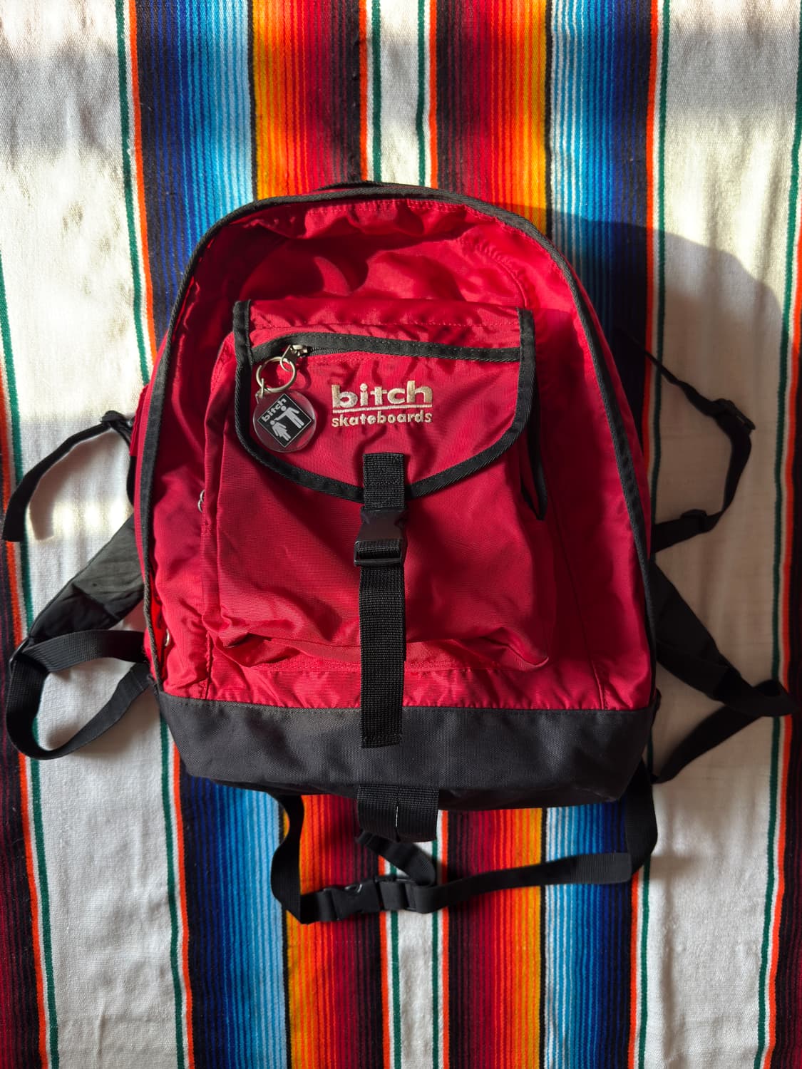 90s Bitch skateboards keyring backpack 상품이미지2