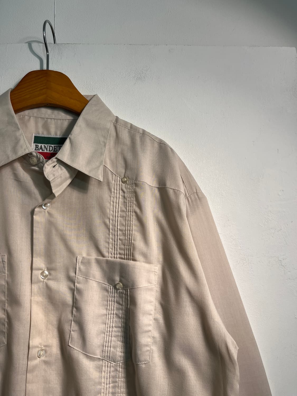 Guayabera shirts (쿠바 셔츠) 긴팔 M 상품이미지3