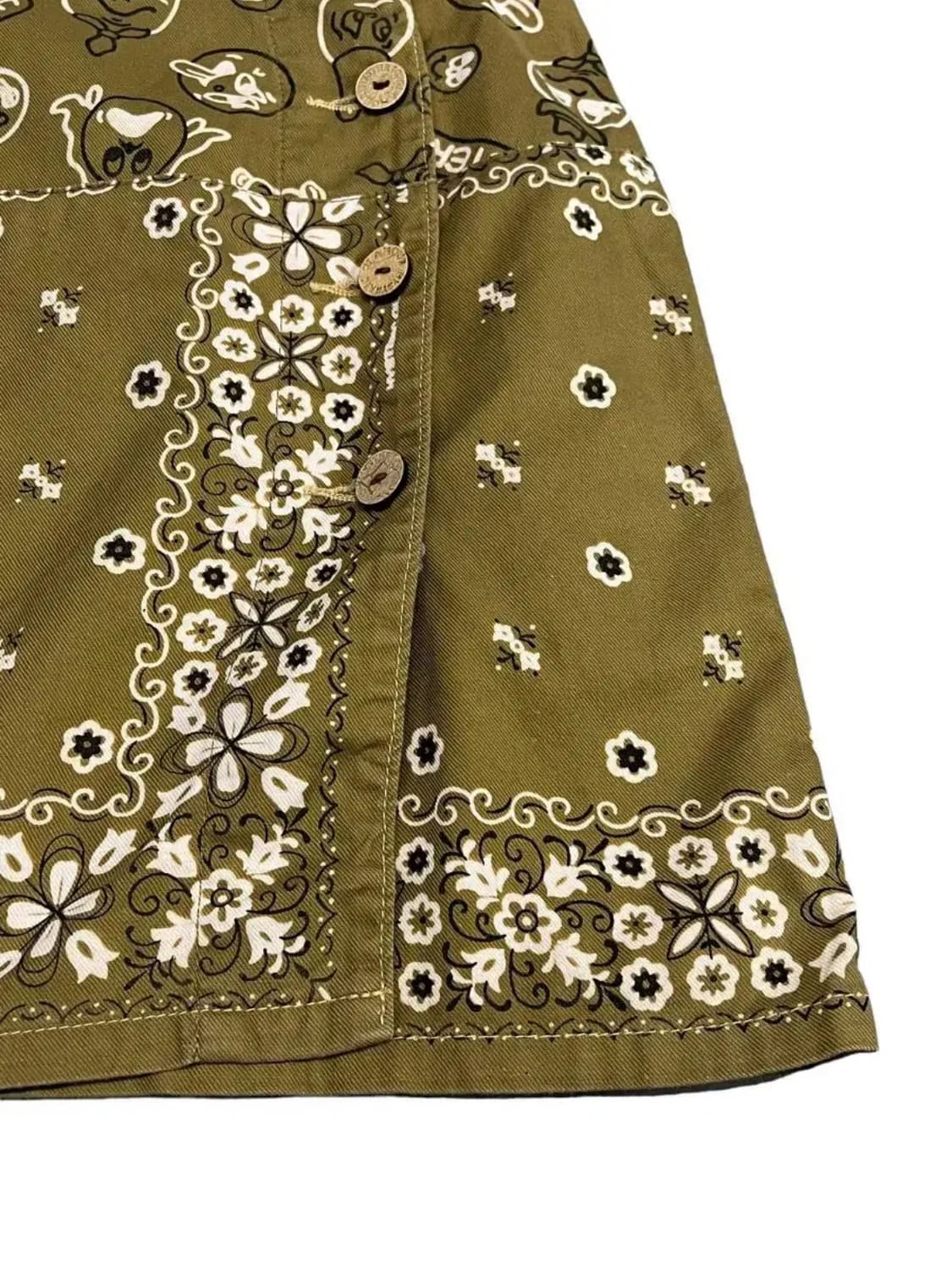 히스테릭글래머 페이즐리 랩 스커트 치마 상품이미지3