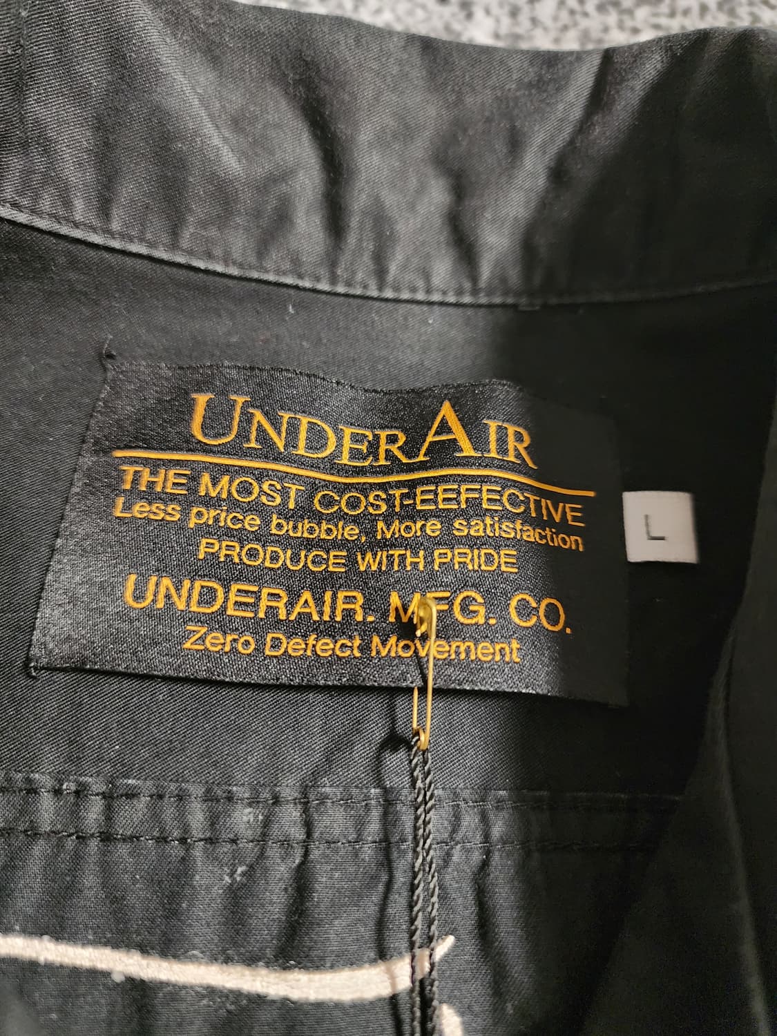 언더에어 용자수 면셔츠 상품이미지2