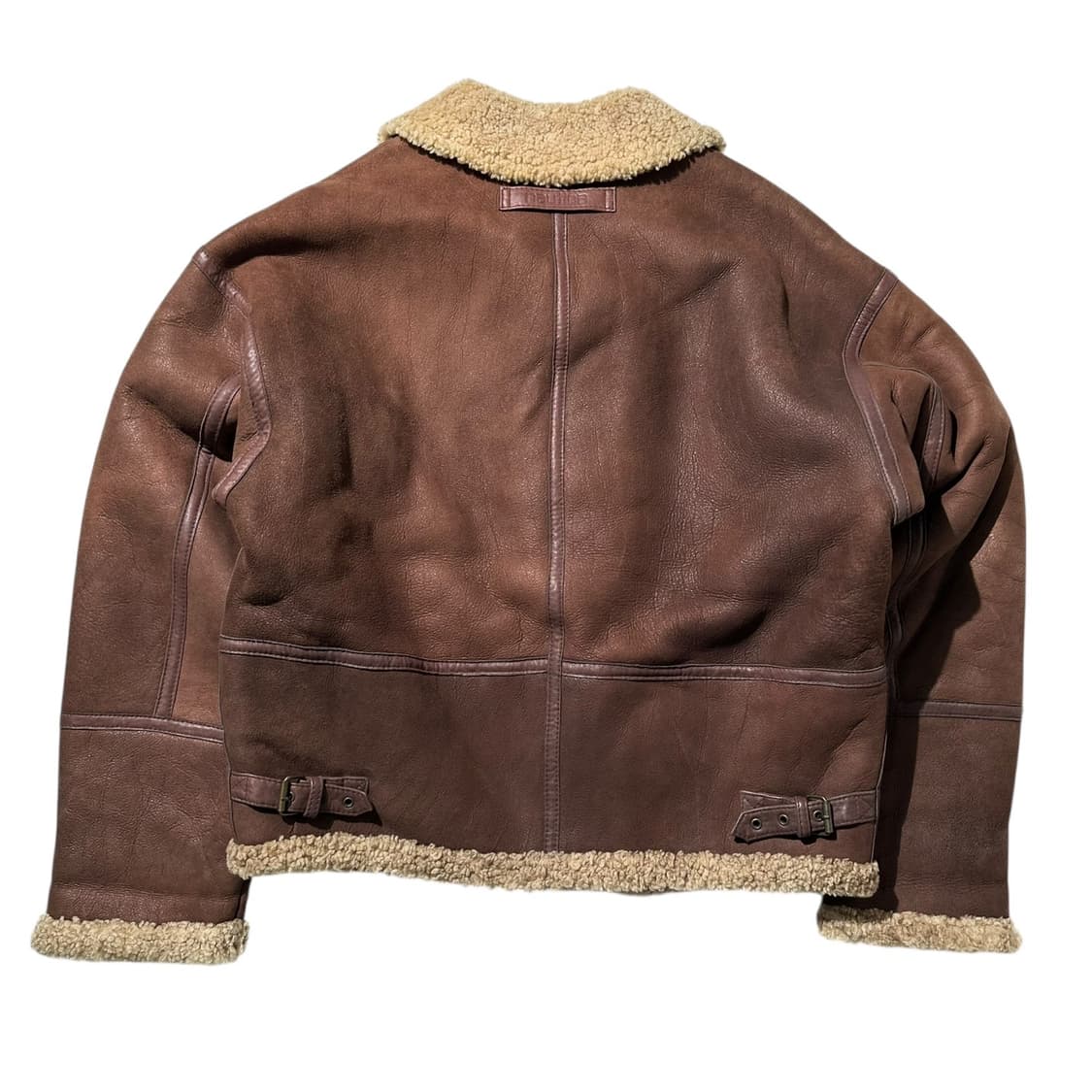 노티카 램스킨 시어링 B-3 무스탕 봄버 자켓 상품이미지3