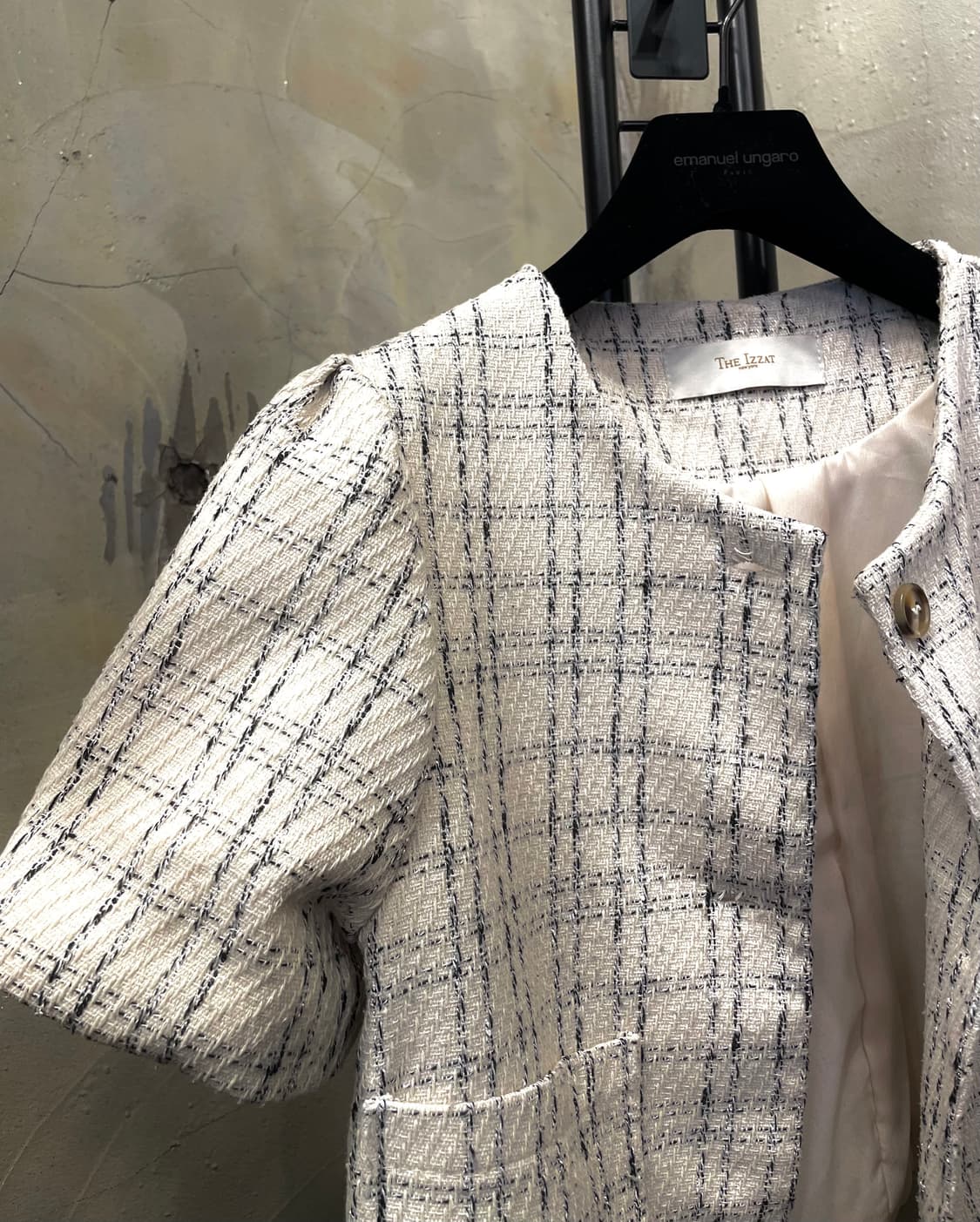 아이잗바바 볼레로 크롭 크림색 자켓 55~66 상품이미지2