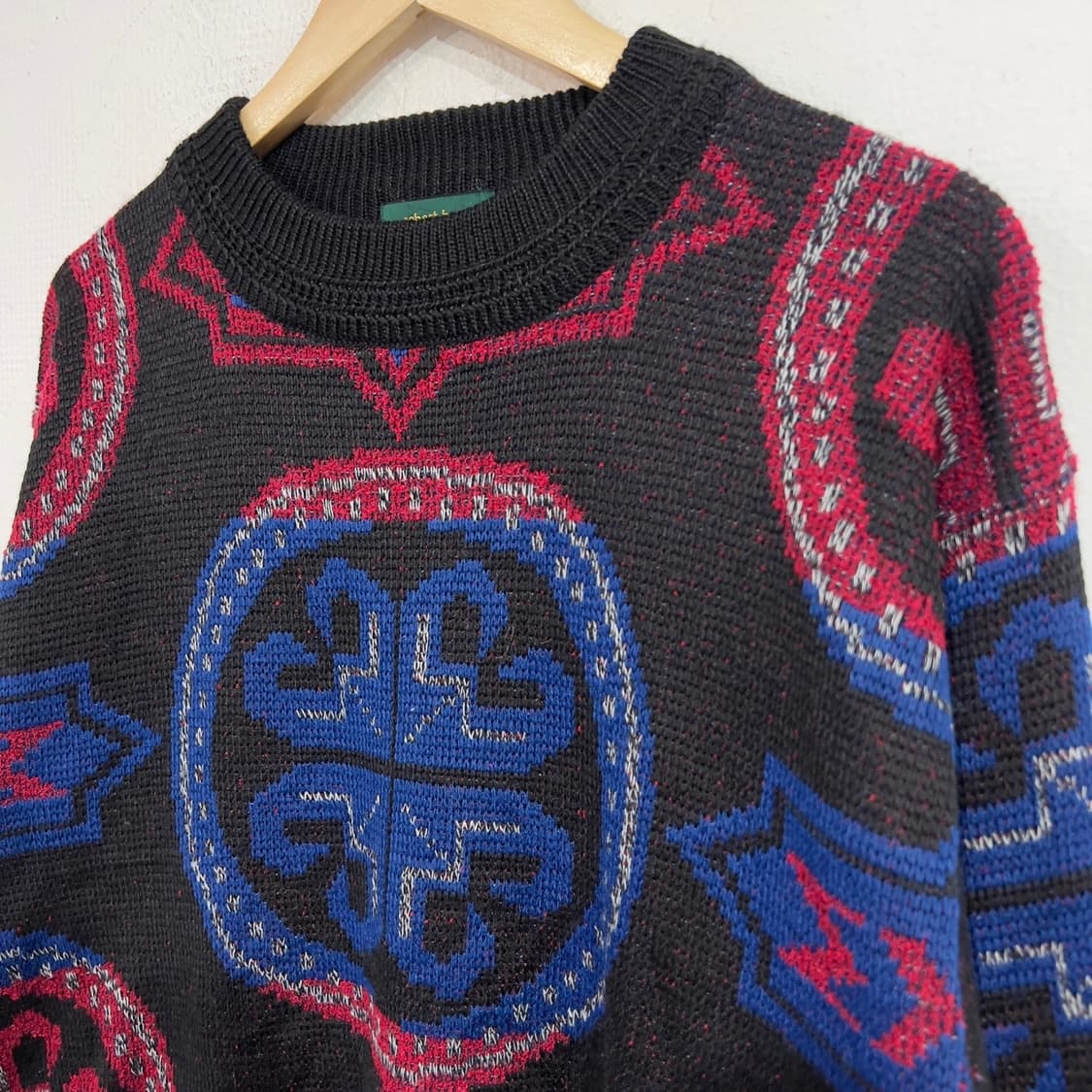 robert hero 패턴 니트 상품이미지3