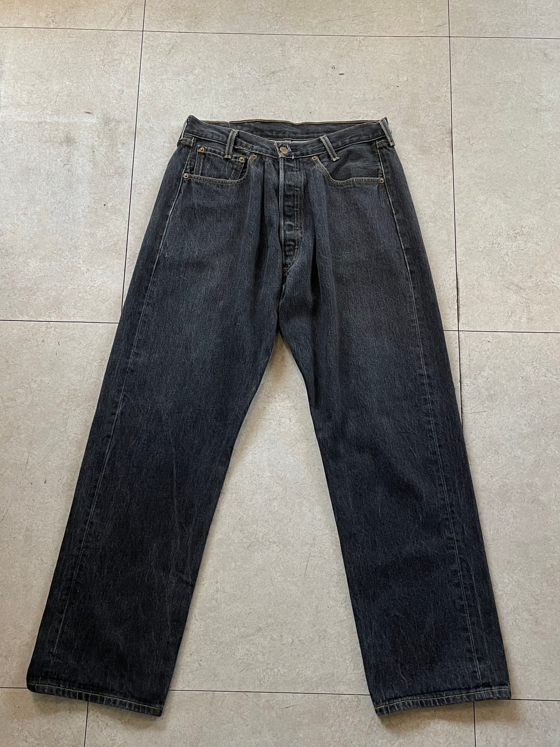 리바이스 501XX 블랙 데님 팬츠 상품이미지2