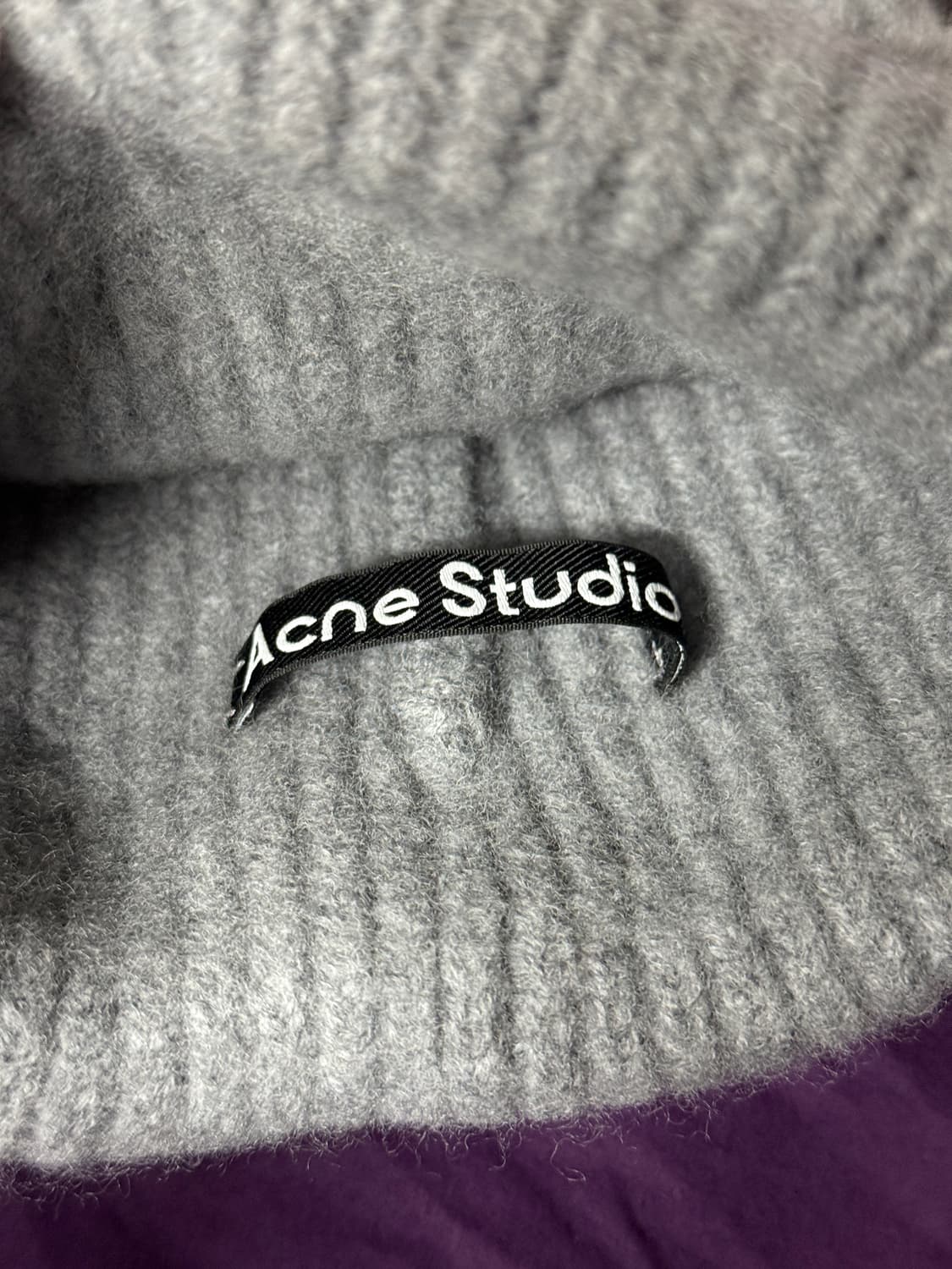 아크네 스튜디오 비니 멜란지그레이 상품이미지3