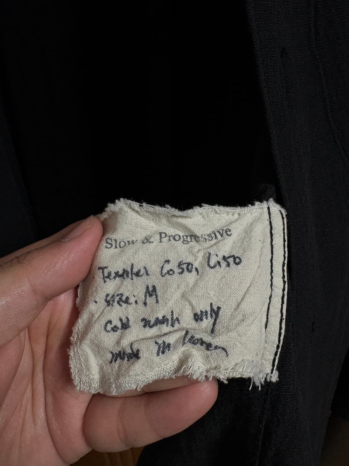 Wardrobe41 워드로브41 빌레셔츠 블랙 M 상품이미지4