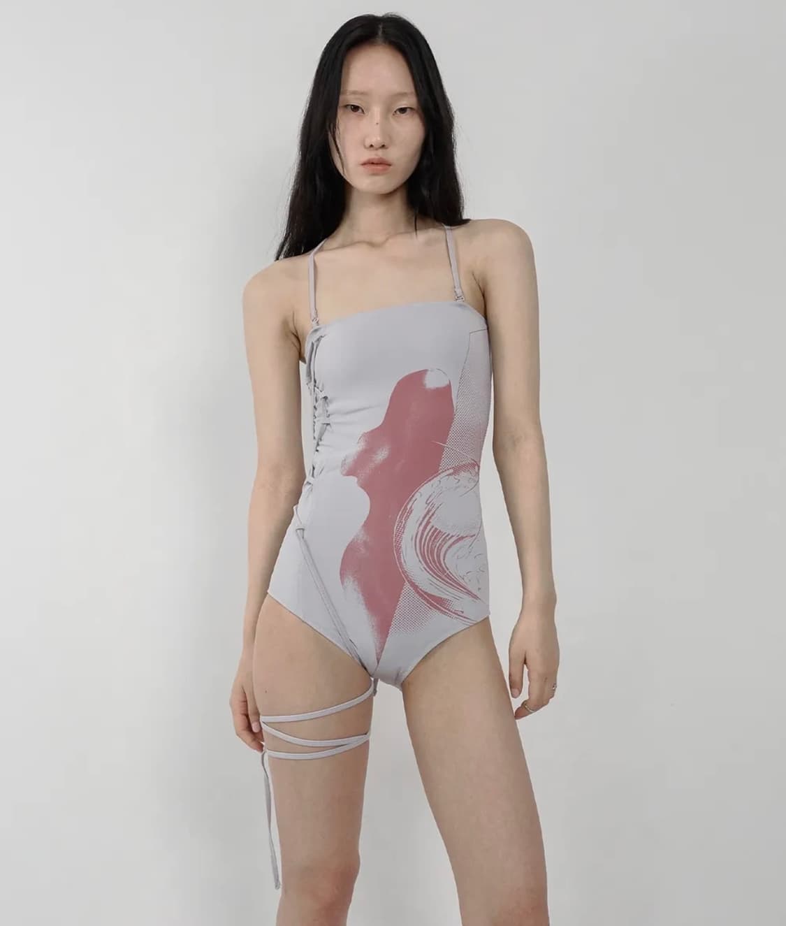 구매) 나체 COSMIC SWIM SUIT LIGHT GRAY 상품이미지1
