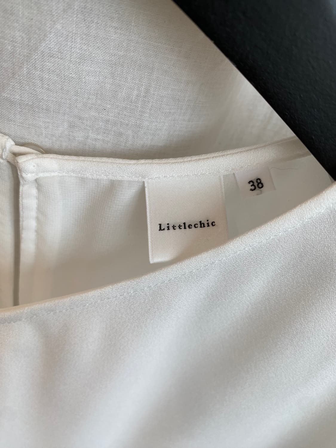 LITTLECHIC 화이트 반팔블라우스(M) 상품이미지5