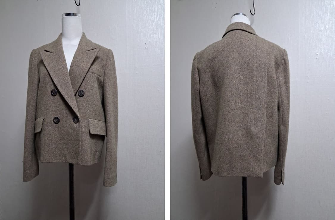 CC  collect 부드러운 울 모직 숏쟈켓 여성 55  상품이미지3