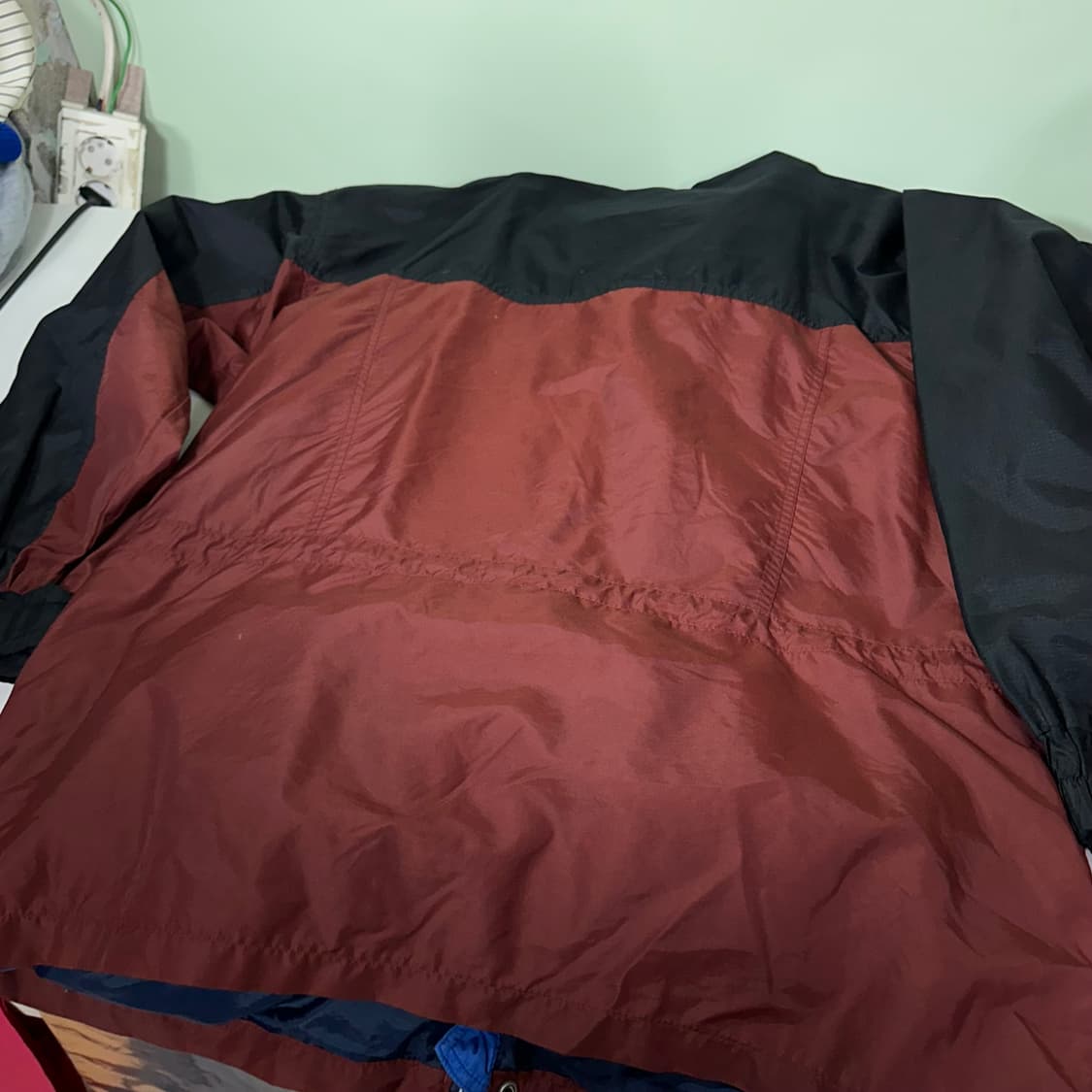 XL 컬럼비아 배색 허리스트링 전문가용 나일론 등산바람막이 상품이미지5