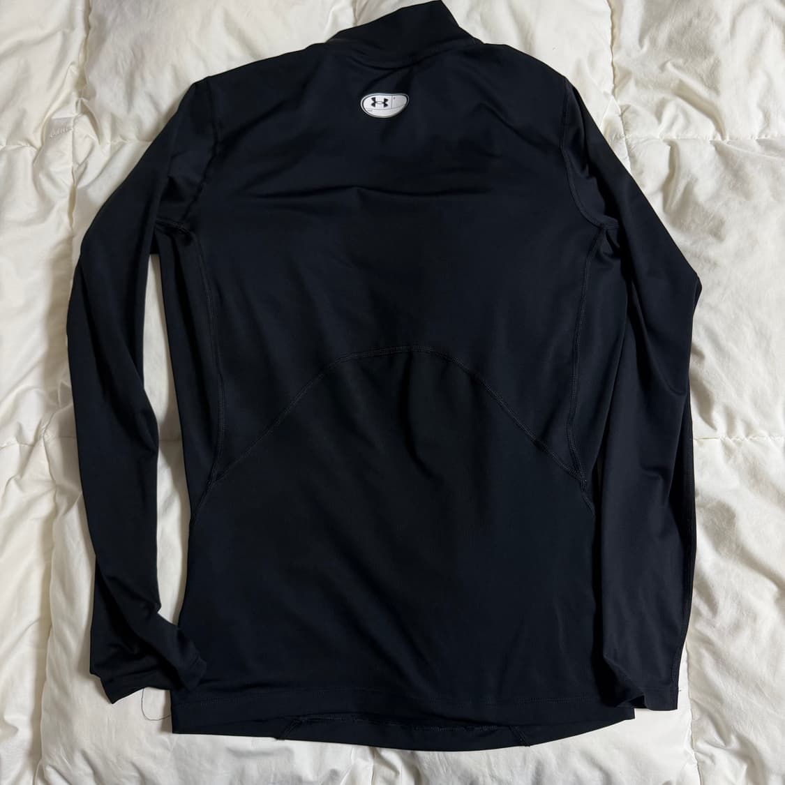 (XL) 언더아머 히트기어 컴프레션 긴팔티 블랙 상품이미지3