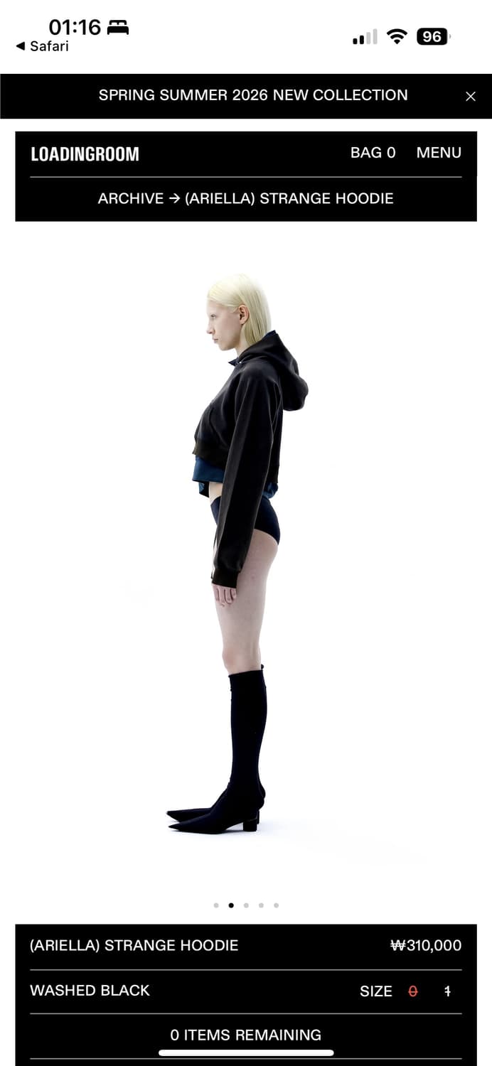 로딩룸 후드티 STRANGE HOODIE 상품이미지2